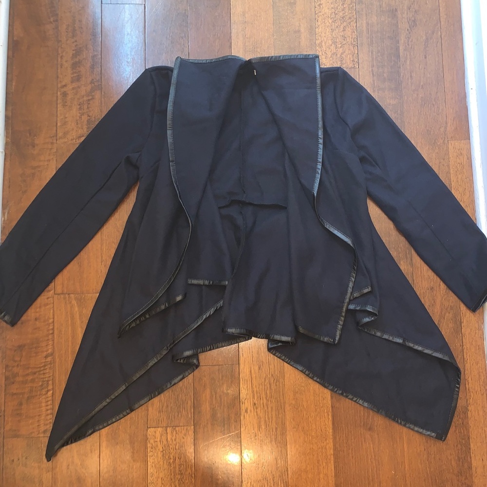 Navy Blue Flare Jacket